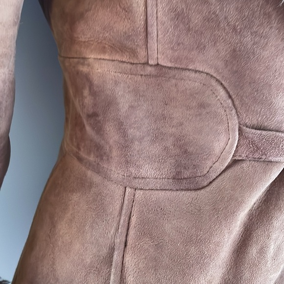 S 🐑 One of a kind!! 🐑 Sheepskin vintage penny lane coat shearling leather wool - Picture 8 of 16